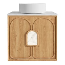 Laguna MKII 600mm Wall Hung Single Vanity with Solid Surface Countertop